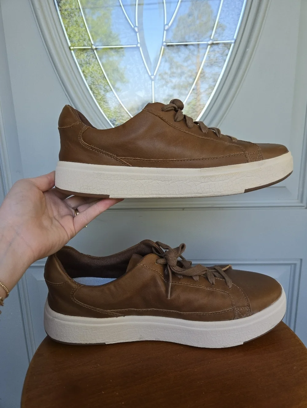 KIZIK Vegas Unisex Leather Sneaker Brown